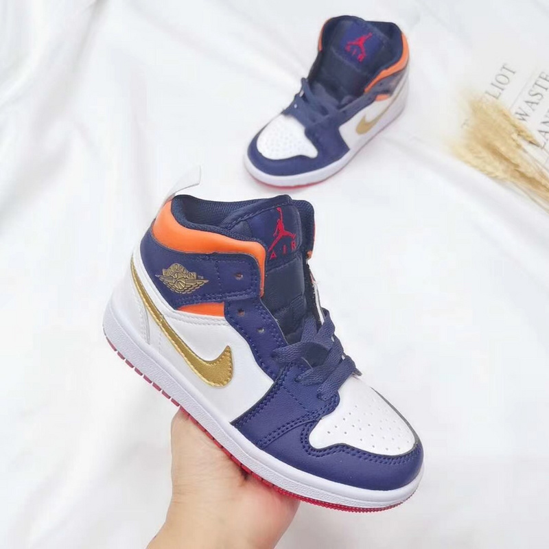 Jordan Air Jordan Air Jordan 1 MID Super Meng Children_s Shoes Official Limited Collars AJ1 help small sneakers code 24 --- 35-9b70f4e7